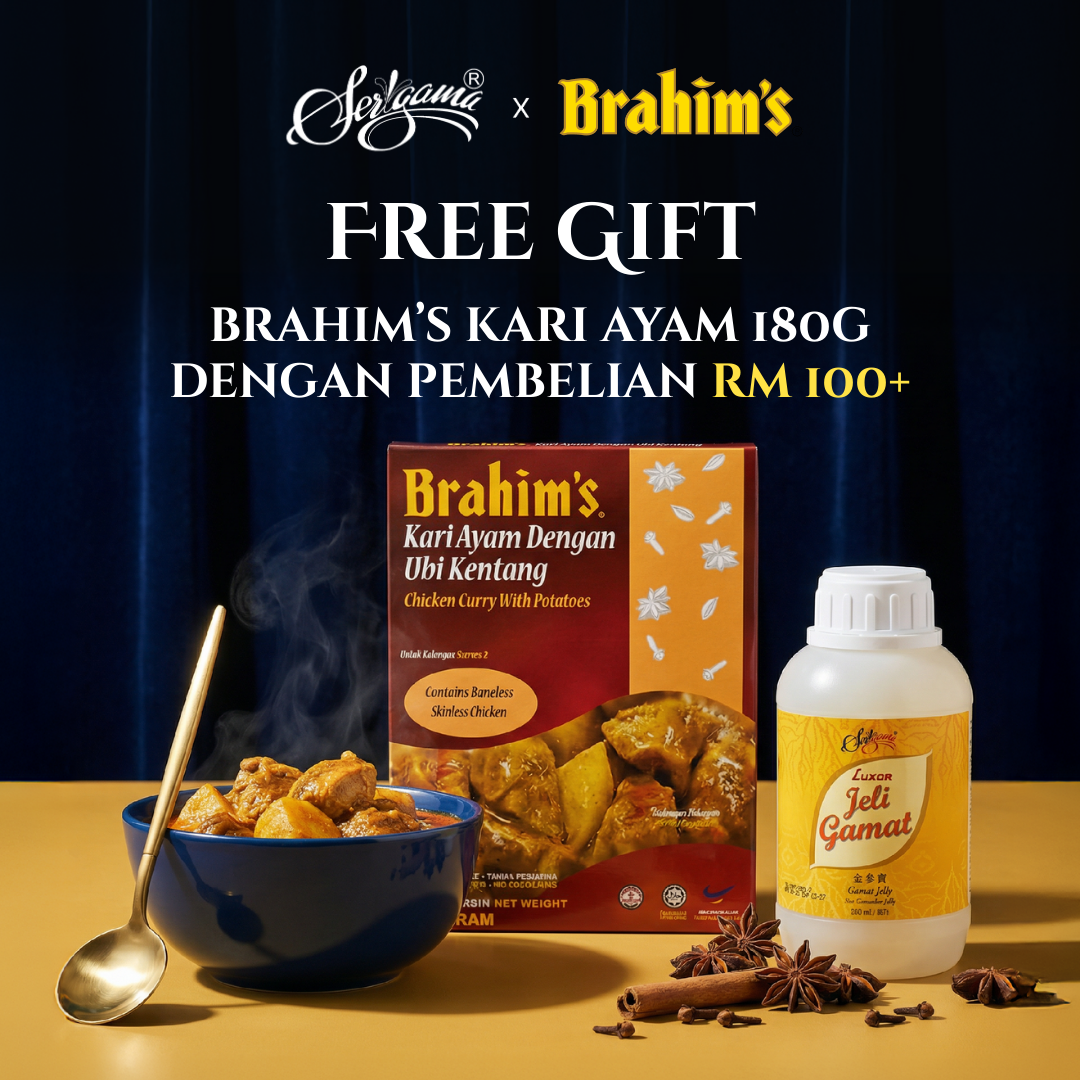 [FREE GIFT] Brahim's Kari Ayam dengan Ubi Kentang 180g